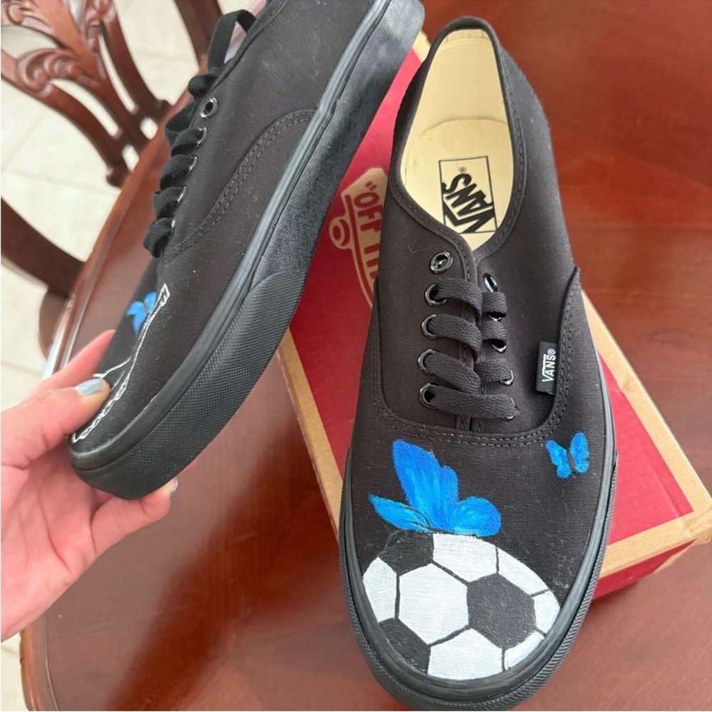 New DIY Vans Sneakers Size 9.5 - Picture 2 of 6